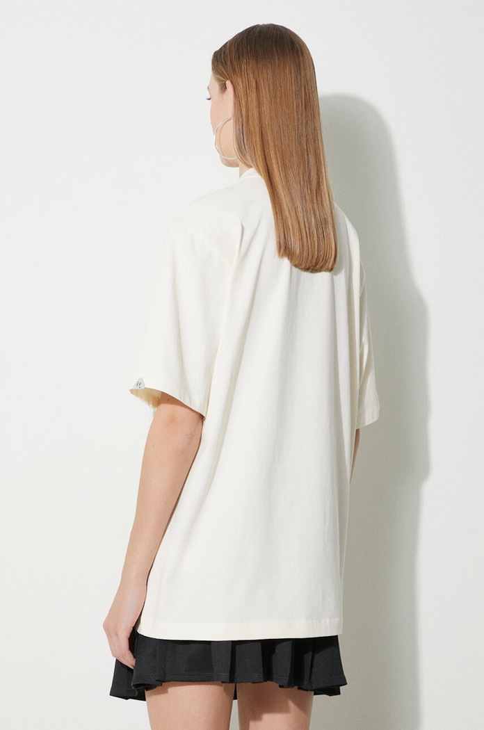 Filling Pieces cotton t-shirt T-shirt Gowtu 74433929936 beige