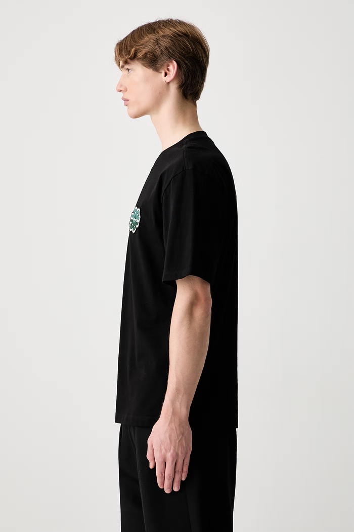 Odzież Filling Pieces T-shirt Gowtu bawełniany 74433921861 czarny