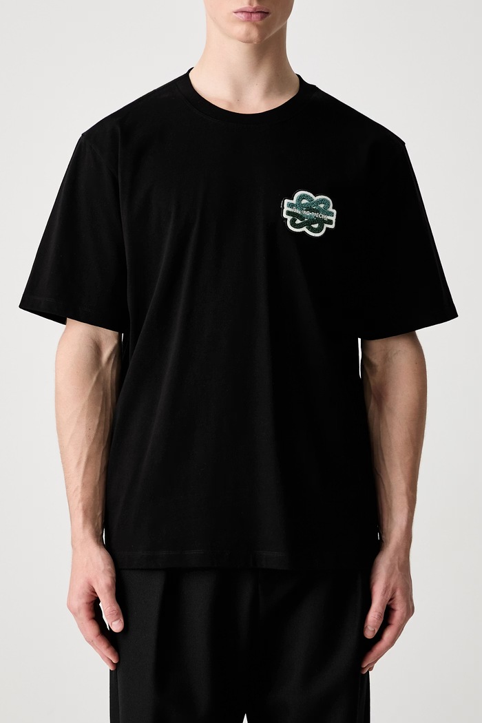 Filling Pieces T-shirt Gowtu bawełniany 74433921861 czarny