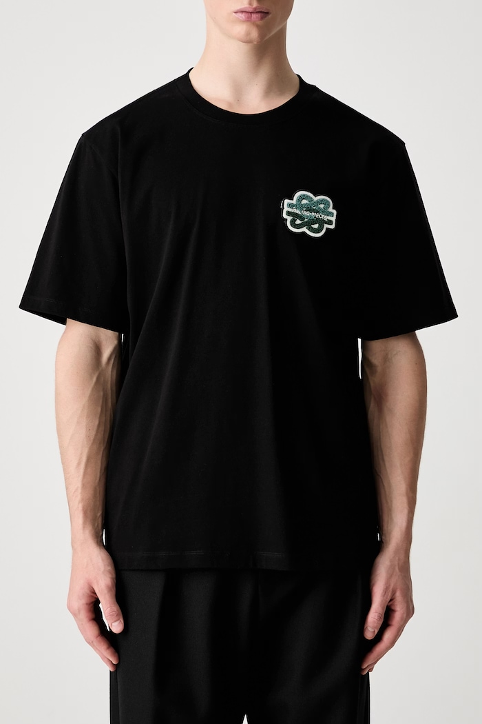 Filling Pieces T-shirt Gowtu bawełniany 74433921861 czarny