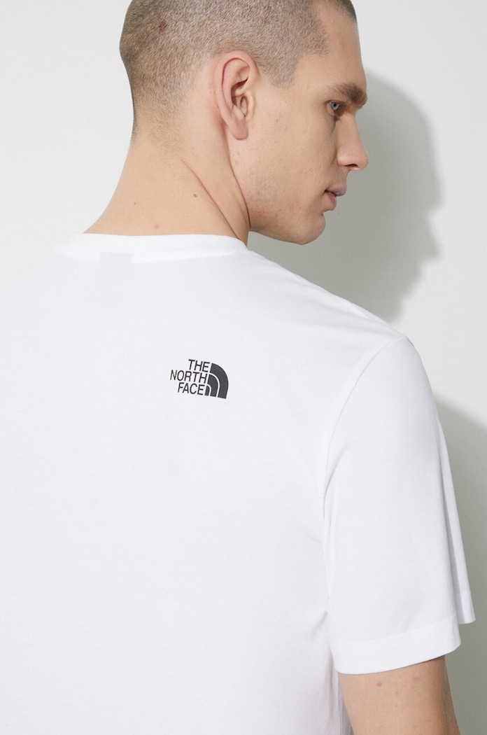 The North Face t-shirt M S/S Simple Dome Tee NF0A87NGFN41 biały
