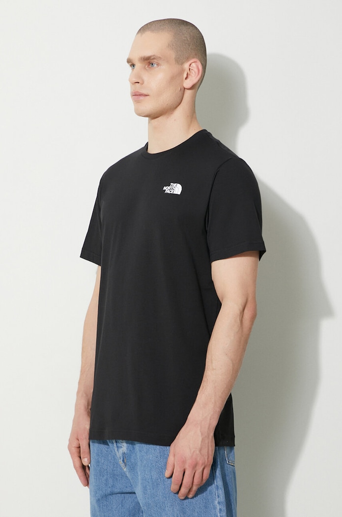 Clothing The North Face cotton t-shirt M S/S Redbox Tee NF0A87NPJK31 black