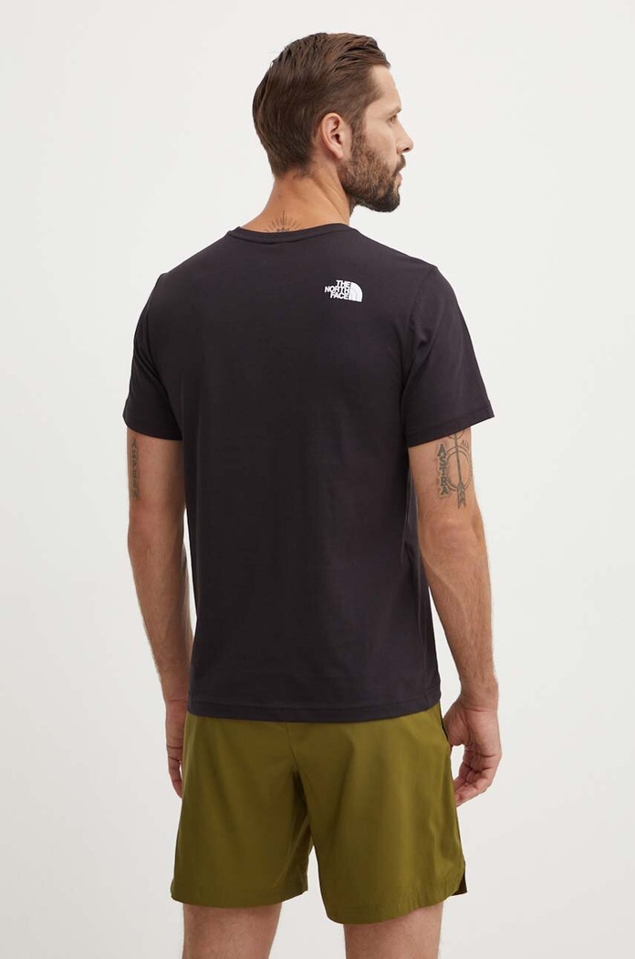 Дрехи Памучна тениска The North Face M S/S Never Stop Exploring Tee NF0A87NSJK31 черен