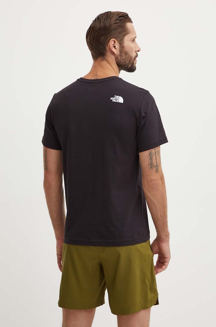 Дрехи Памучна тениска The North Face M S/S Never Stop Exploring Tee NF0A87NSJK31 черен