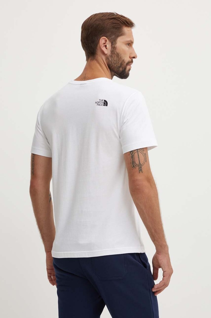 Odzież The North Face t-shirt bawełniany M S/S Fine Alpine Equipment Tee 3 NF0A87U3FN41 biały