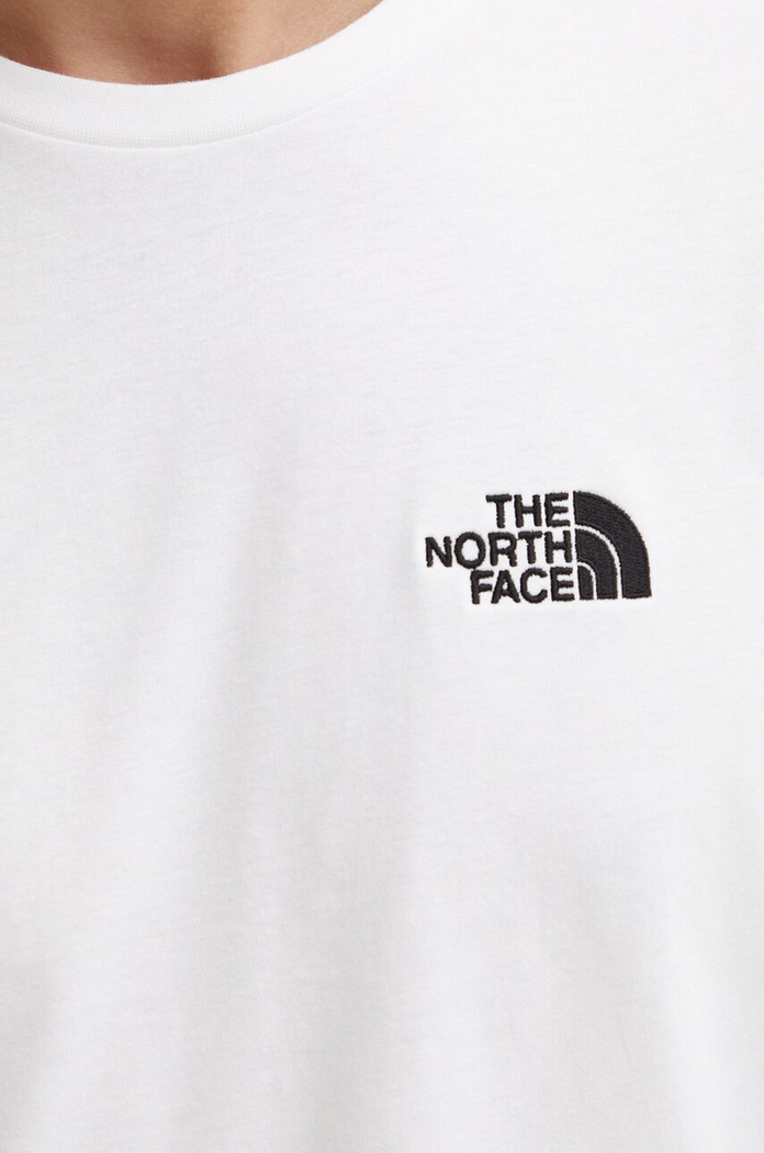 Pamučna majica The North Face M S/S Essential Oversize Tee NF0A87NRFN41 bijela