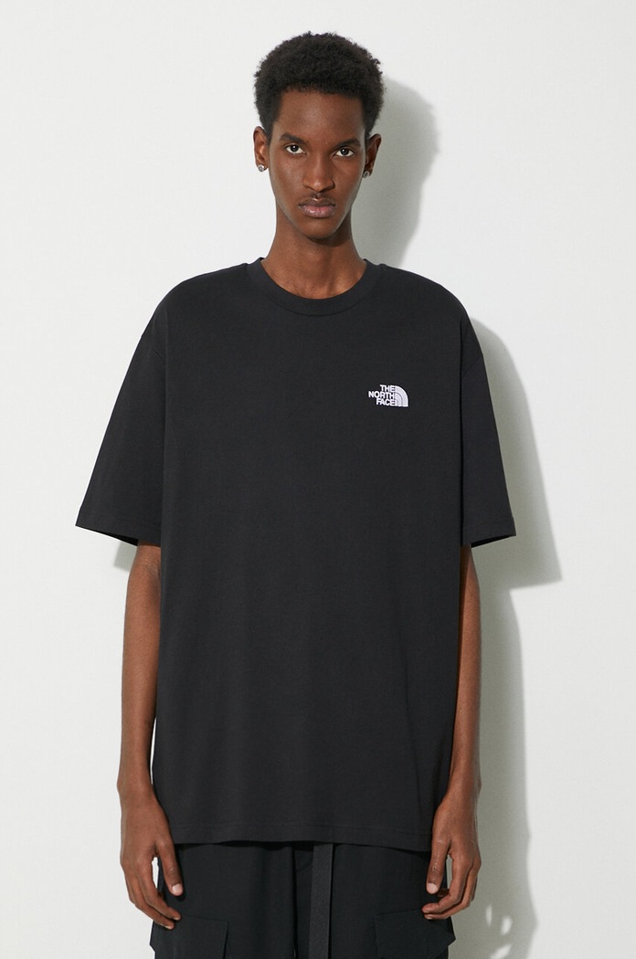 The North Face t-shirt in cotone M S/S Essential Oversize Tee nero NF0A87NRJK31