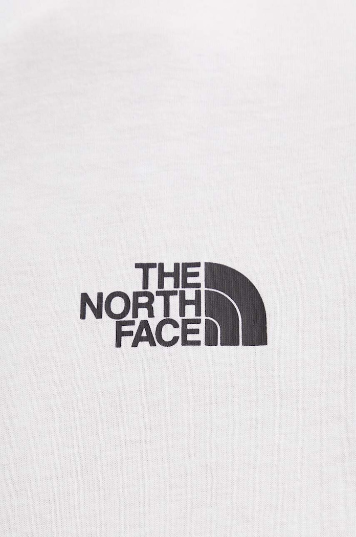 Bavlněné tričko The North Face M S/S Redbox Celebration Tee NF0A87NVFN41 bílá