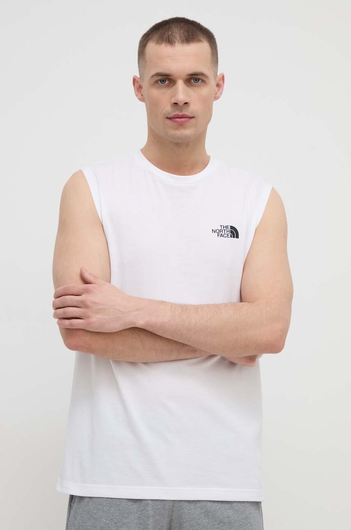 The North Face t-shirt regular biały NF0A87R3FN41