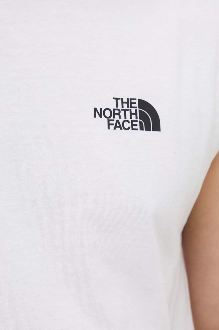 The North Face t-shirt NF0A87R3FN41 biały