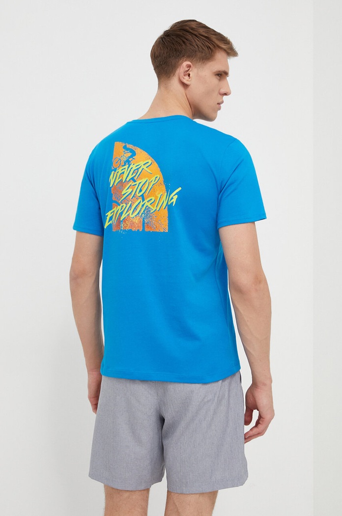 Tričko The North Face NF0A882YRI31 modrá SS24