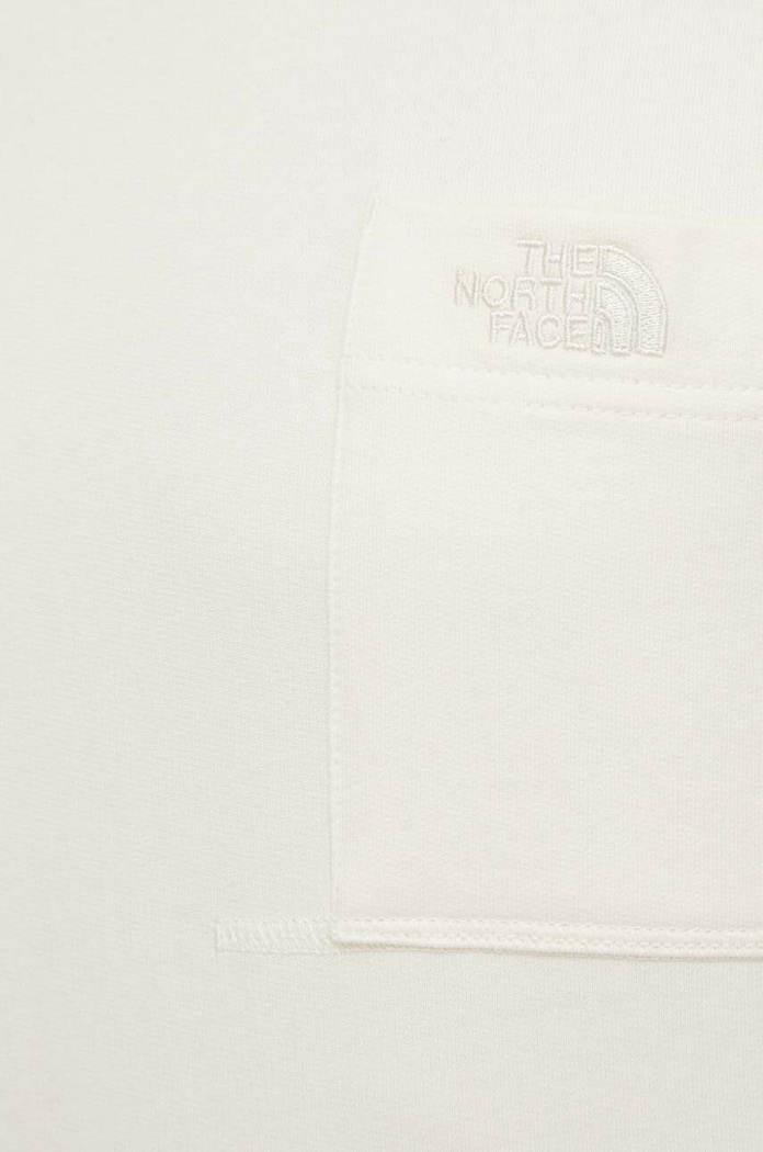 The North Face tricou din bumbac NF0A87D1QLI1 bej