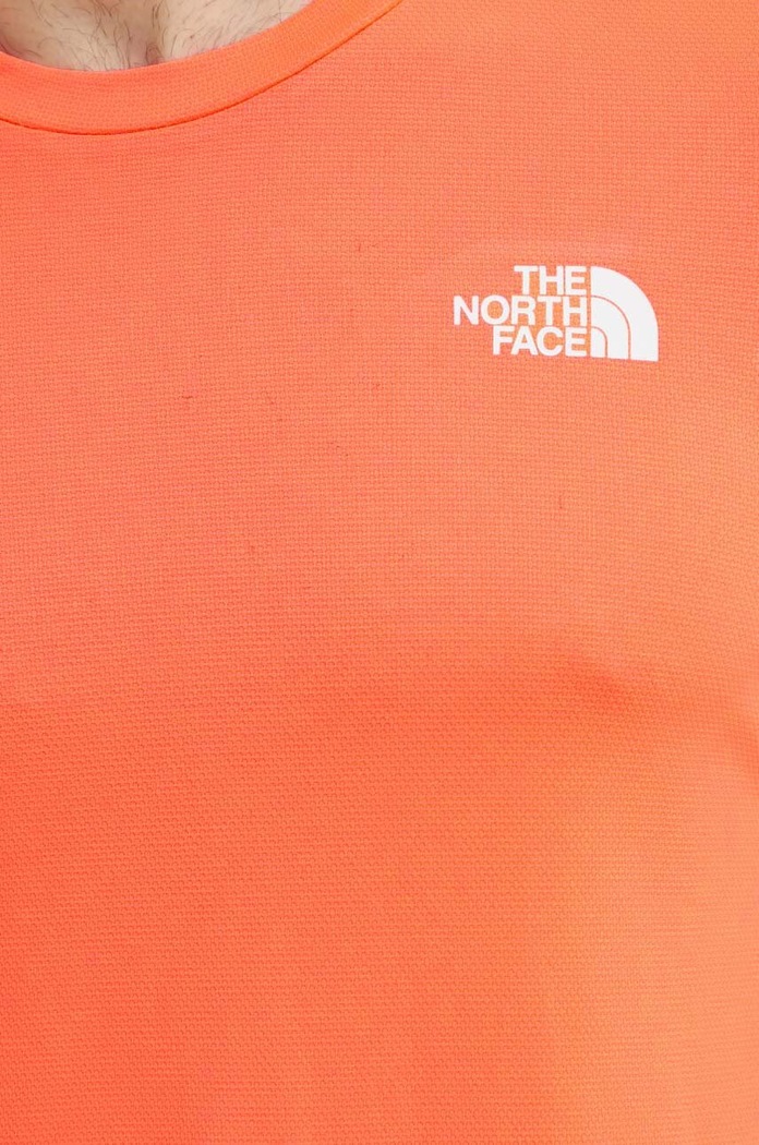 Αθλητικό μπλουζάκι The North Face Lightbright NF0A825OTNI1 πορτοκαλί