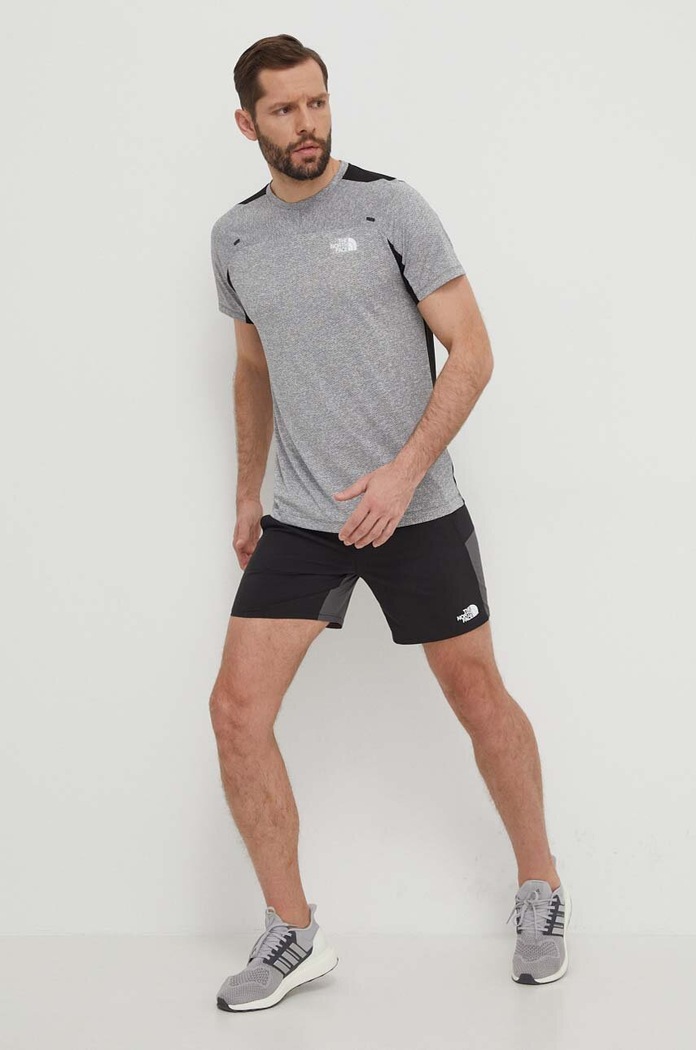 The North Face sportos póló Mountain Athletics Lab NF0A87CGRID1 szürke SS24