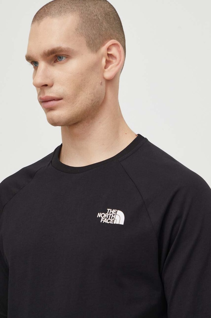 Bavlněné tričko The North Face černá NF0A87NUJK31