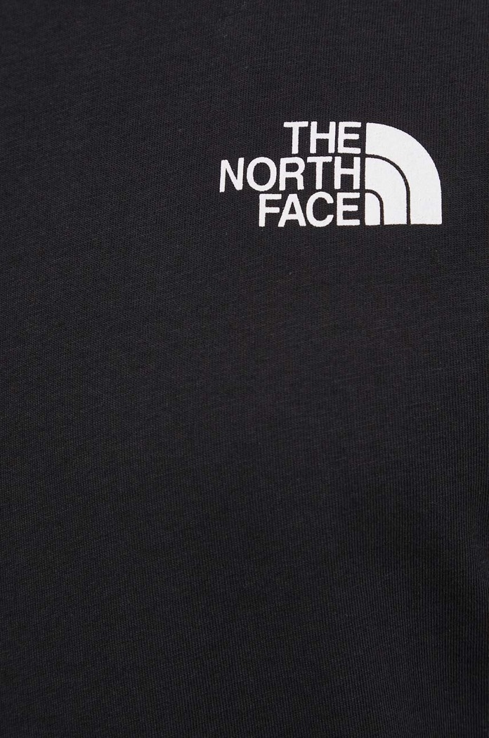 Bavlněné tričko The North Face NF0A87NUJK31 černá