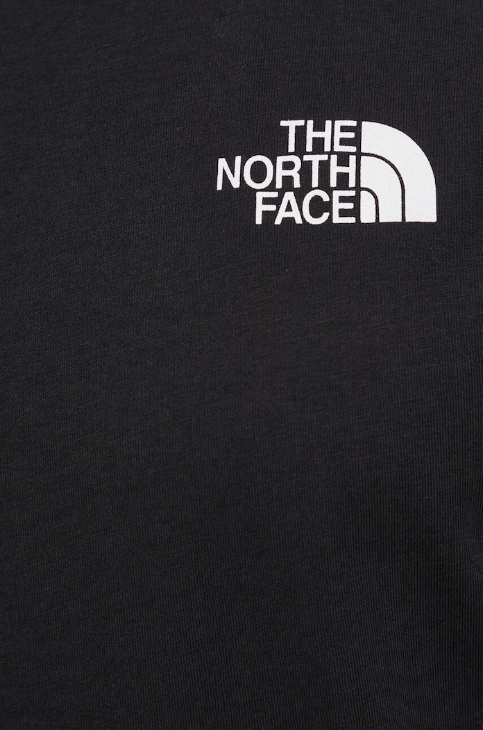 Bavlněné tričko The North Face NF0A87NUJK31 černá