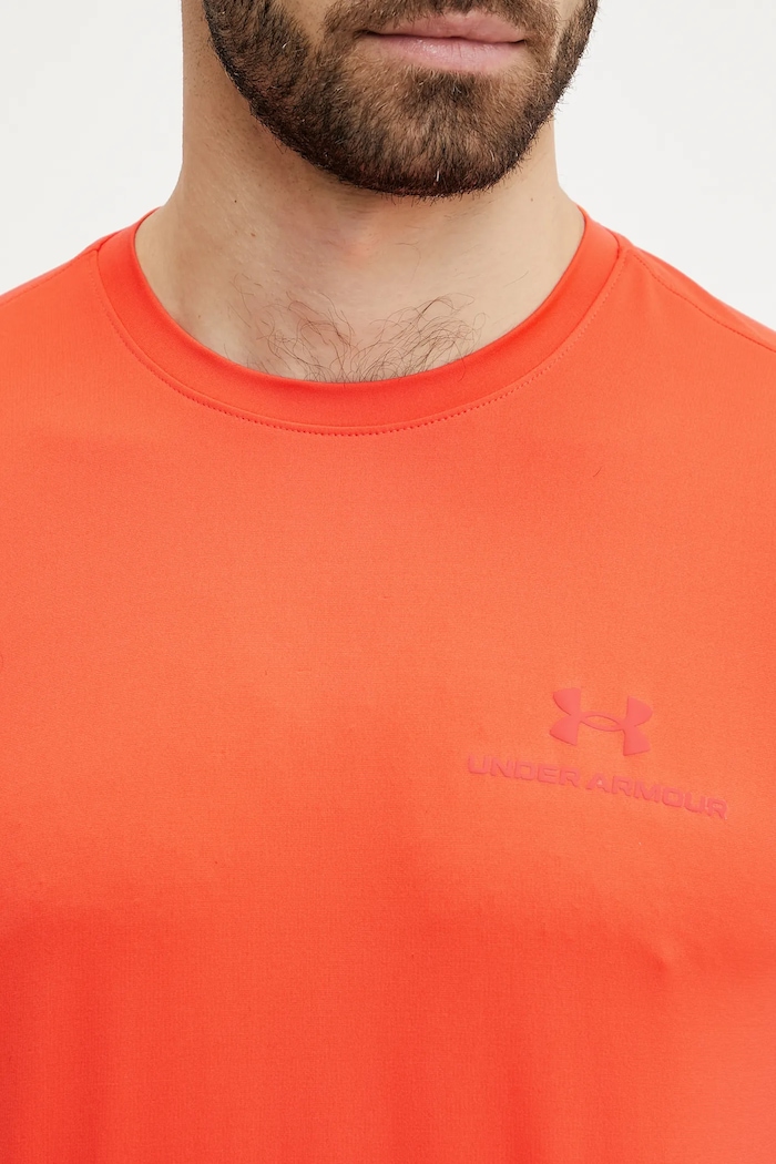 Under Armour tréninkové tričko pánské Rush Energy 1383973 oranžová