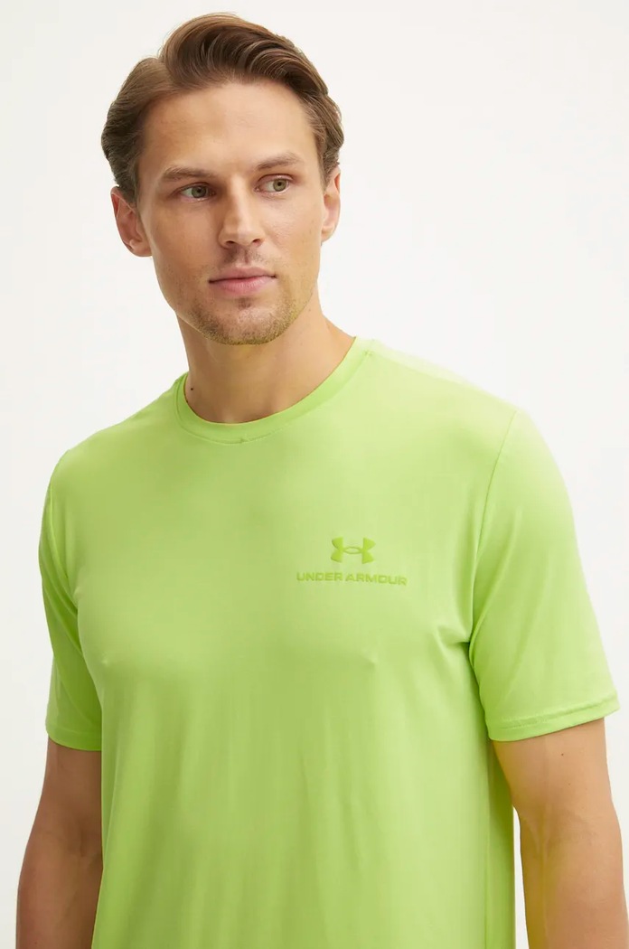 Under Armour тениска за трениране мъжка Rush Energy зелен 1383973