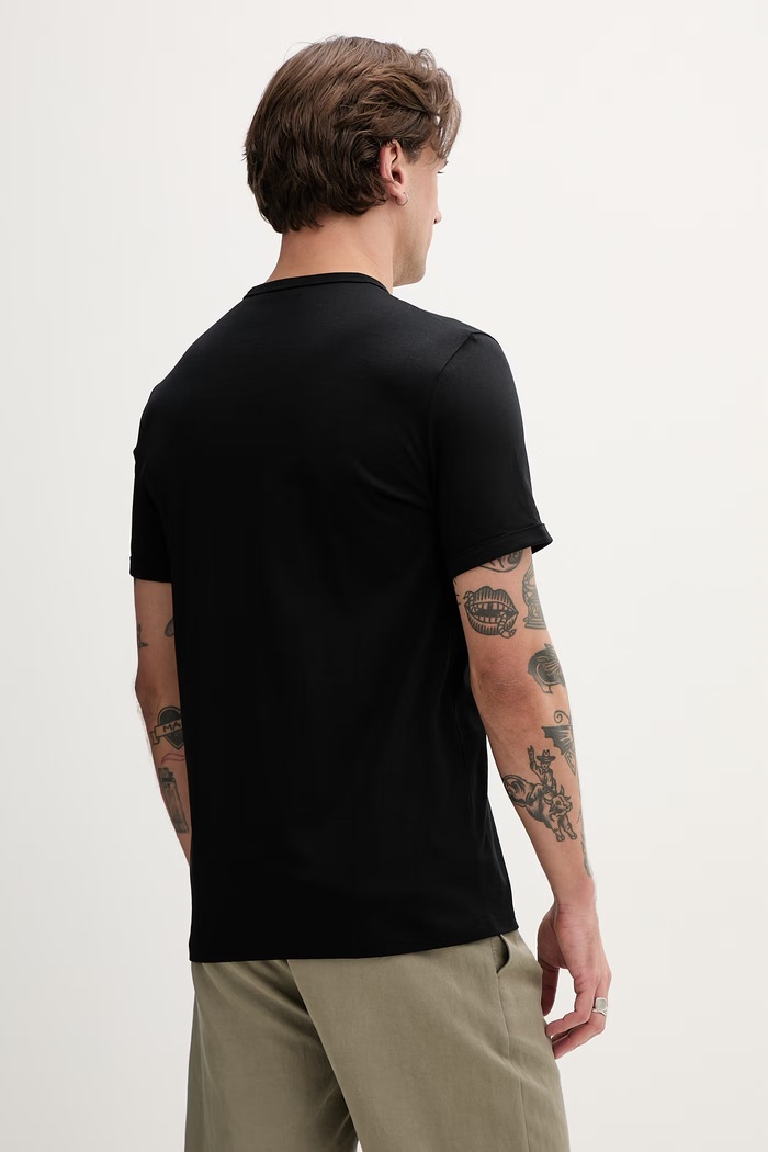 Oblečení Bavlněné tričko Fred Perry Ringer T-Shirt M3519.102 černá