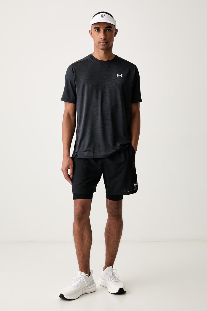 Under Armour T-shirt treningowy męski Tech Vent 1376791 szary SS26
