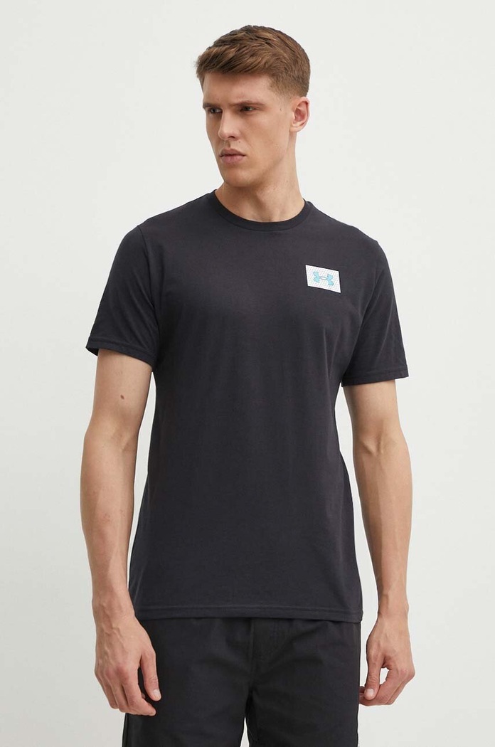 Tričko Under Armour potlač čierna 1382828