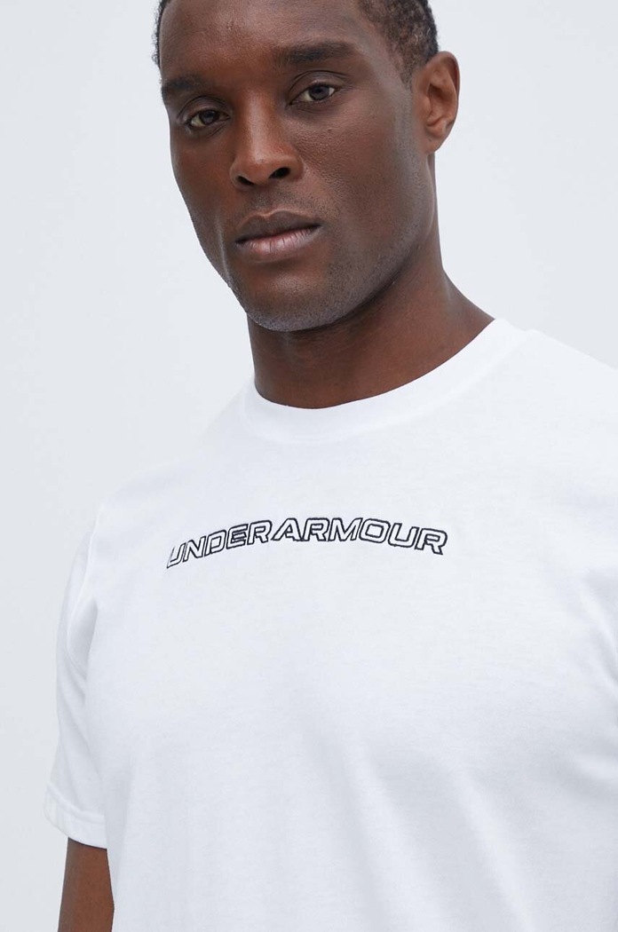 Тениска Under Armour свободна бял 1382903