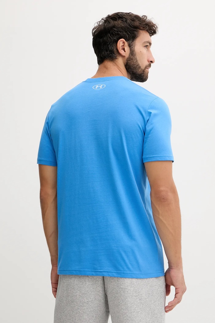 Oblečenie Tričko Under Armour SPORTSTYLE LOGO 1382911 modrá