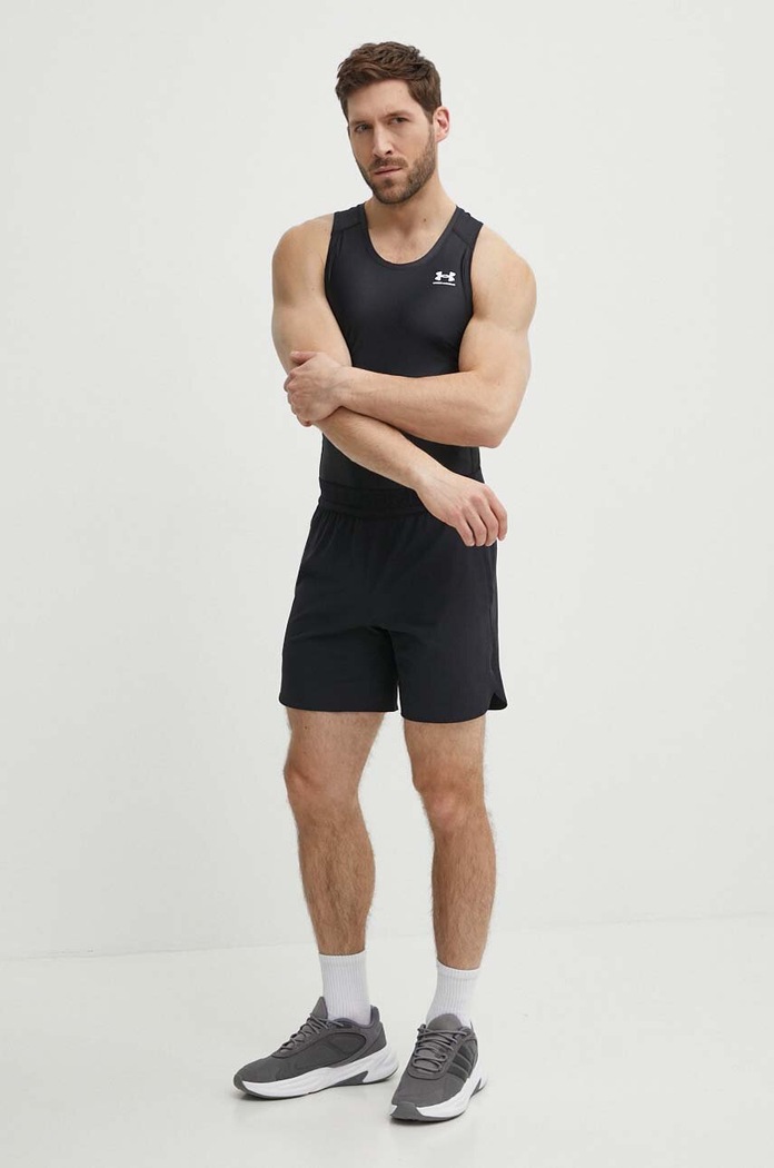 Under Armour tricou de antrenament HG Iso-Chill Compression 1365225 negru SS24