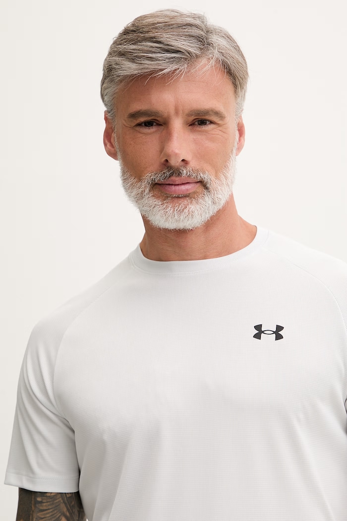 Under Armour tréningové tričko pánske Tech Textured sivá 1382796
