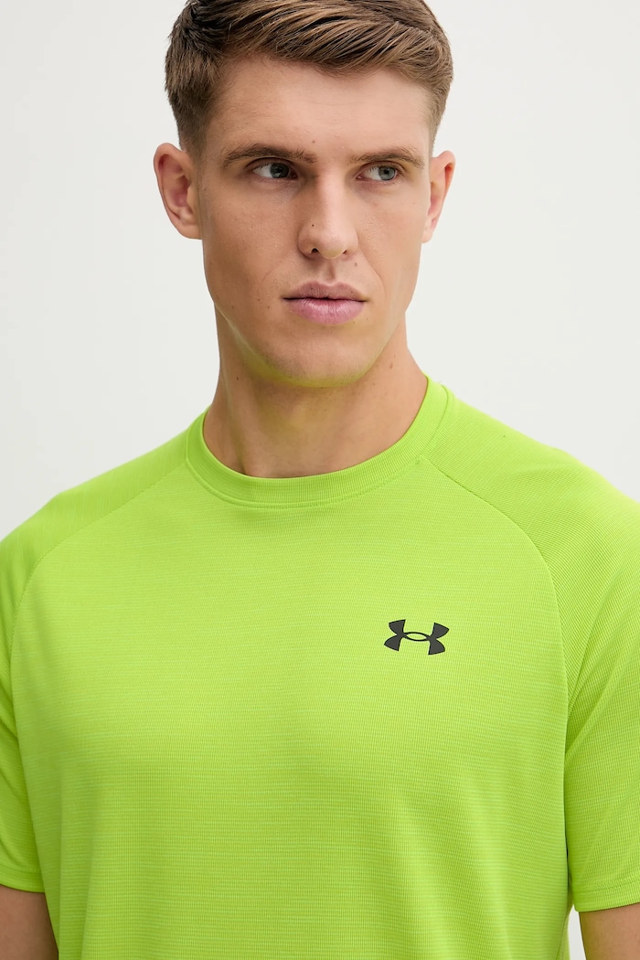 Under Armour tricou de antrenament bărbătesc Tech Textured verde 1382796