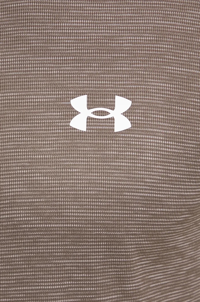 Under Armour tréninkové tričko pánské Tech Textured 1382796 hnědá