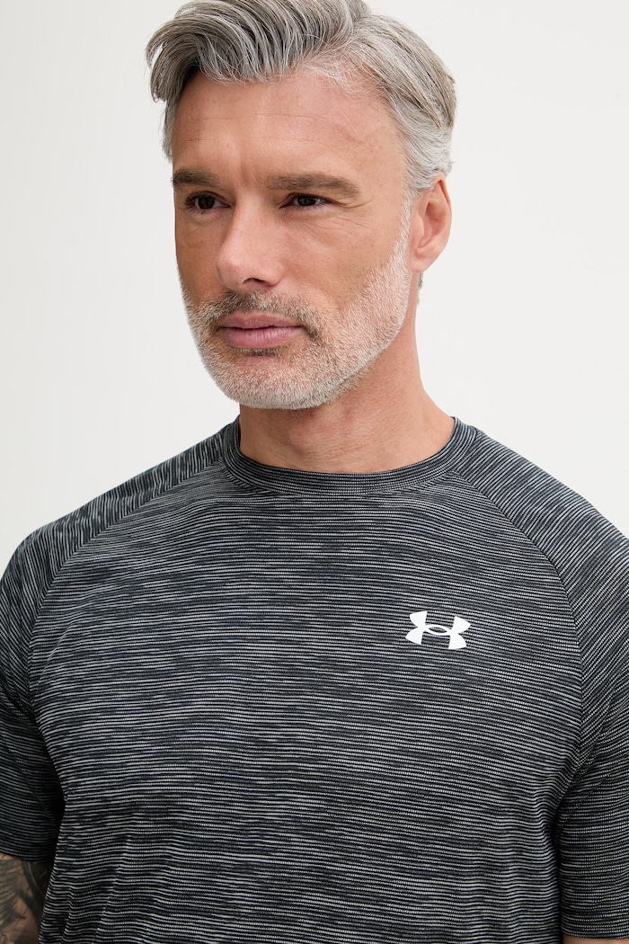 Under Armour tréningové tričko pánske Tech Textured sivá 1382796