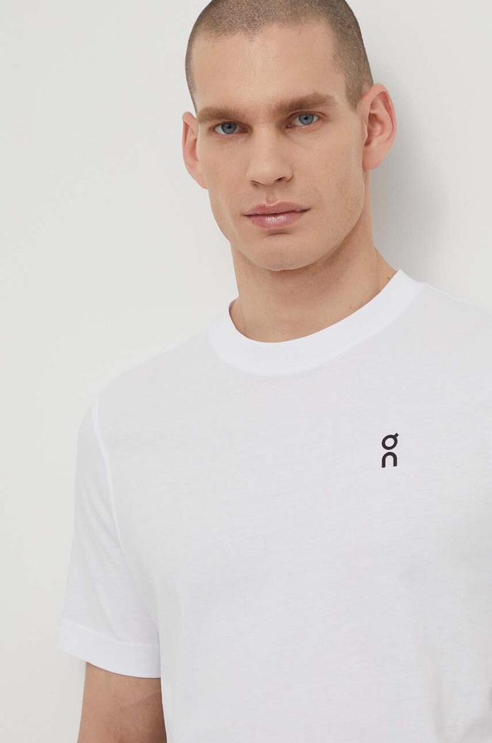 On t-shirt bawełniany biały 1ME11590069