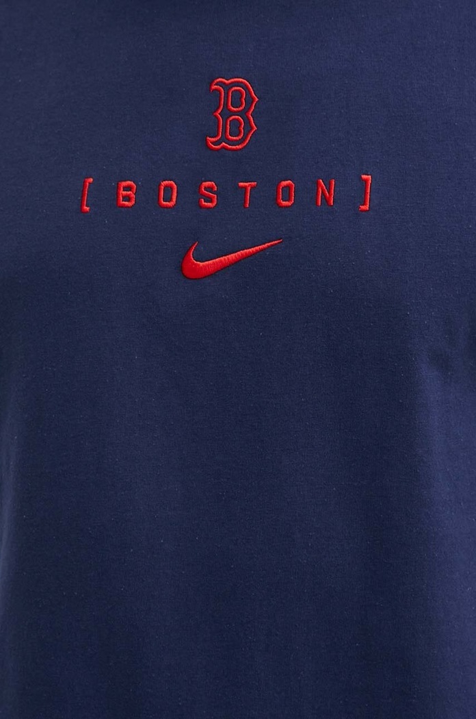 Bavlnené tričko Nike Boston Red Sox 01AY.44B.BQ.JNS tmavomodrá