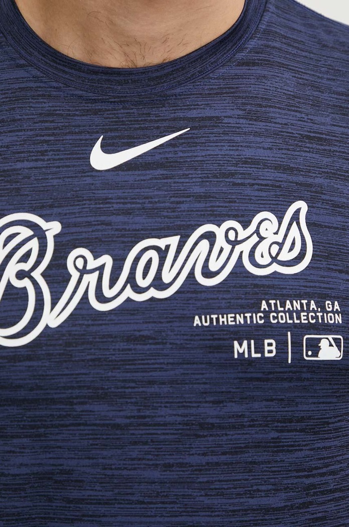 Nike tricou Atlanta Braves NKM5.44B.AW.J37 bleumarin