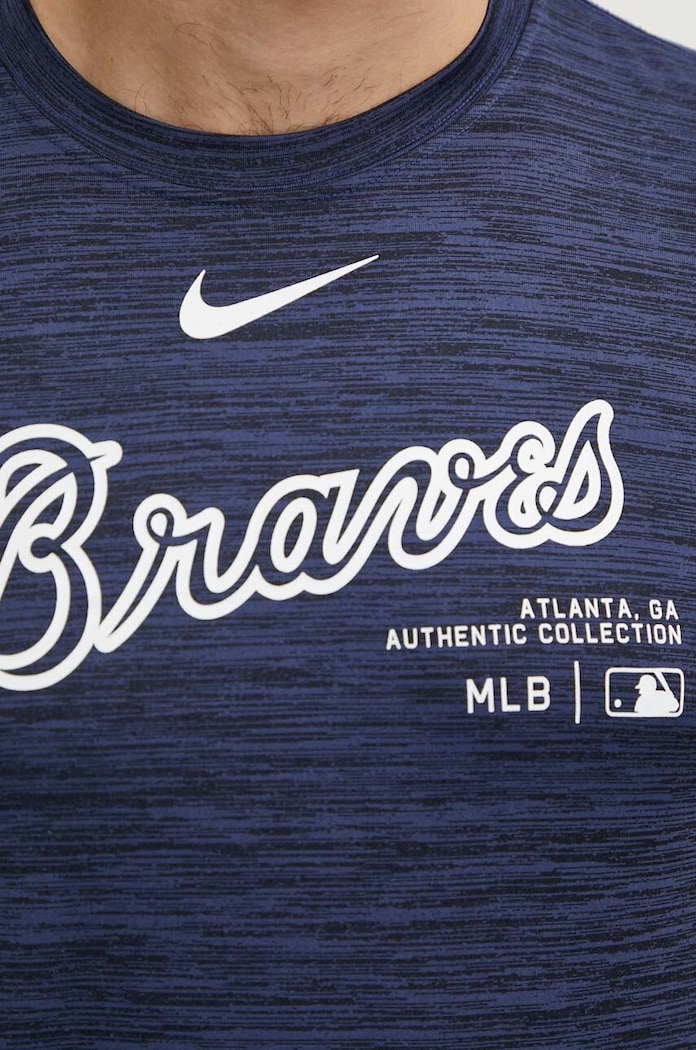 Nike tricou Atlanta Braves NKM5.44B.AW.J37 bleumarin