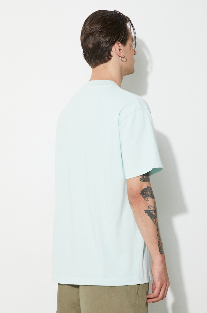 Abbigliamento 424 t-shirt in cotone Alias T-Shirt FF4SMH01AP.JE341.619 turchese