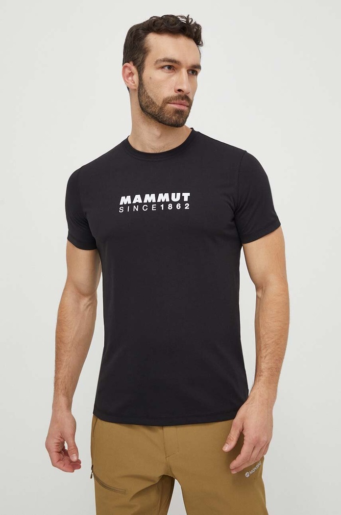 Αθλητικό μπλουζάκι Mammut Mammut Core μαύρο 1017.04023
