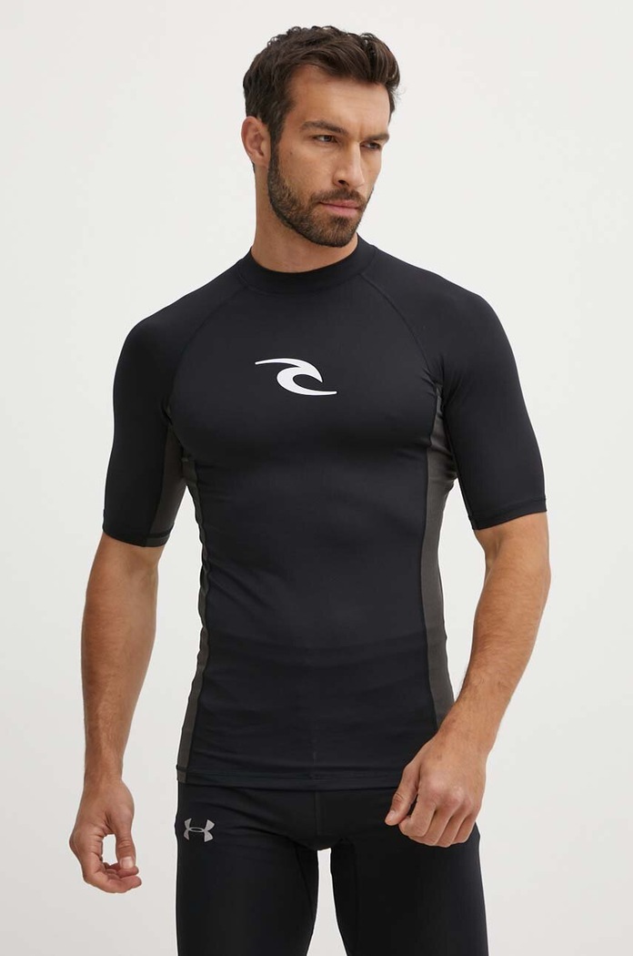 Rip Curl tricou de înot negru 142MRV
