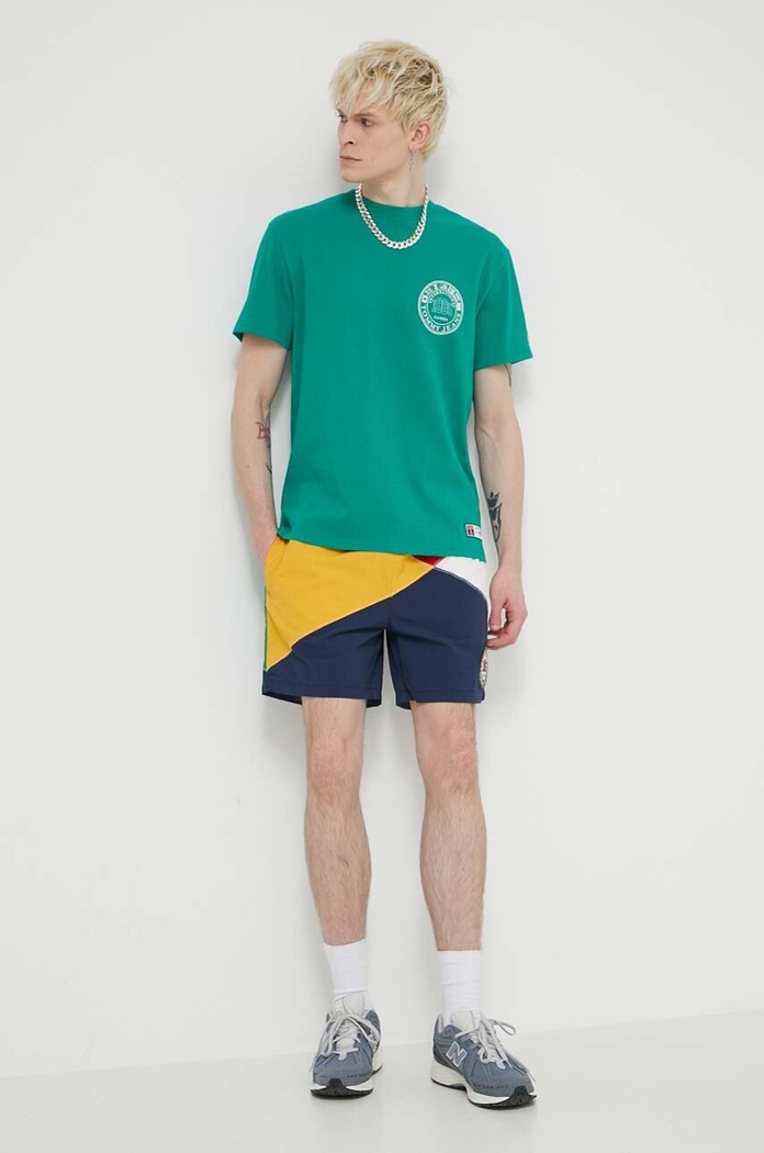 Tommy Jeans t-shirt bawełniany Archive Games DM0DM19545 zielony SS24