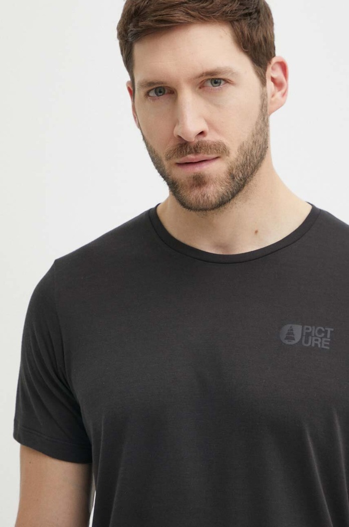 Odzież Picture t-shirt sportowy Timont Urban MTS898 czarny