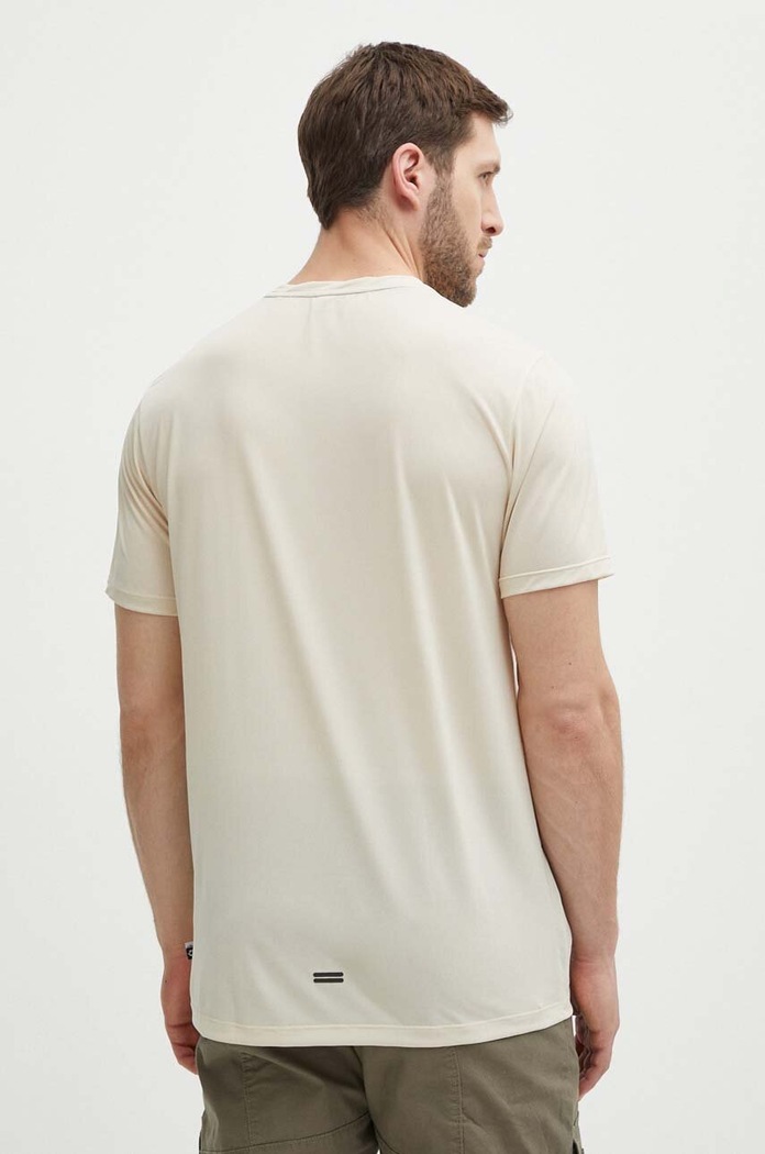 Odzież Picture t-shirt sportowy Travis MTS785 beżowy