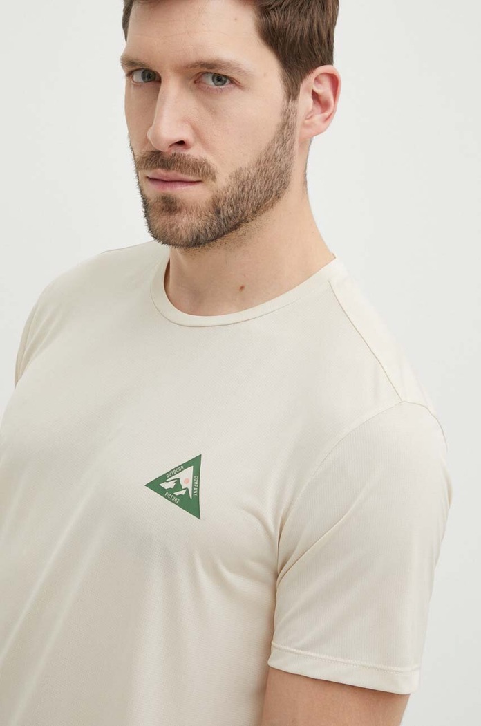 Picture t-shirt sportowy Travis beżowy MTS785
