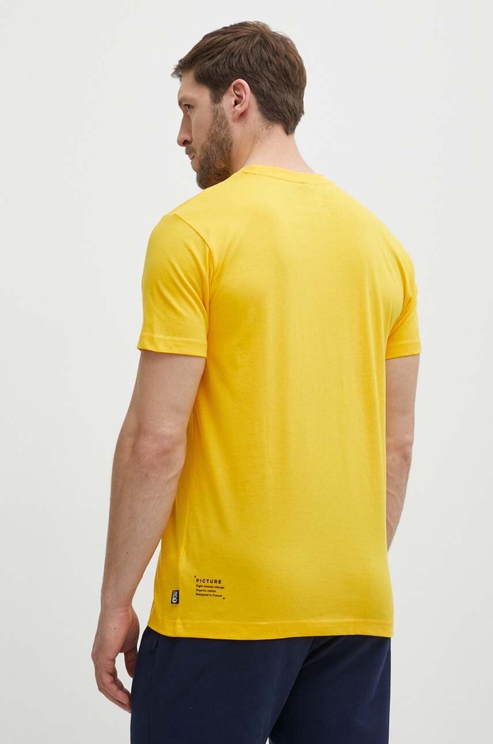Odzież Picture t-shirt bawełniany Chuchie MTS1140 żółty