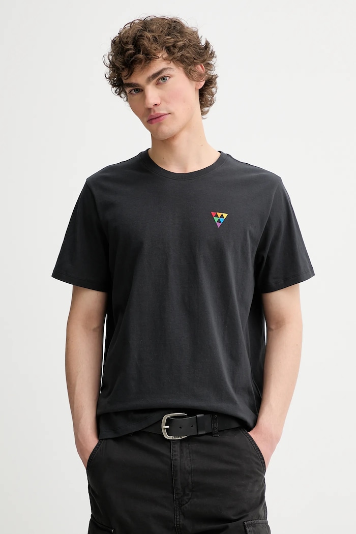 Bavlněné tričko Levi's Pride potisk černá 24671
