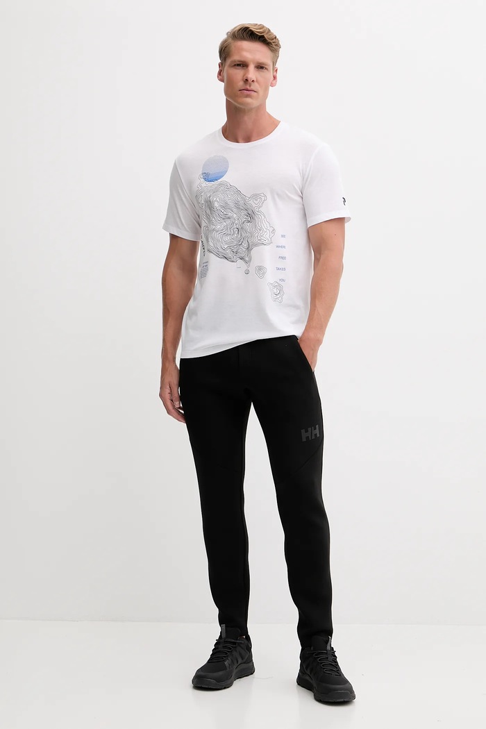 Peak Performance t-shirt Ανδρικό Explore Graphic G79744 λευκό SS26
