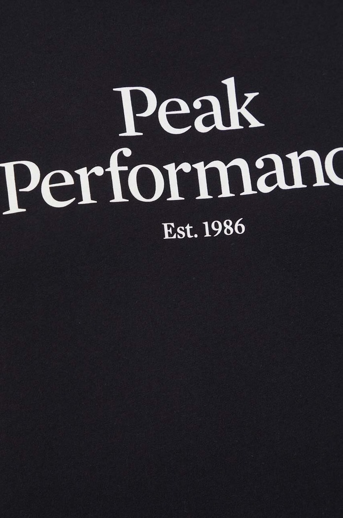 Памучна тениска Peak Performance G79567 черен