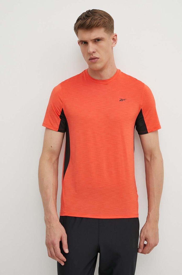 Μπλουζάκι προπόνησης Reebok Athlete 2.0 εμπριμέ κόκκινο 100075783