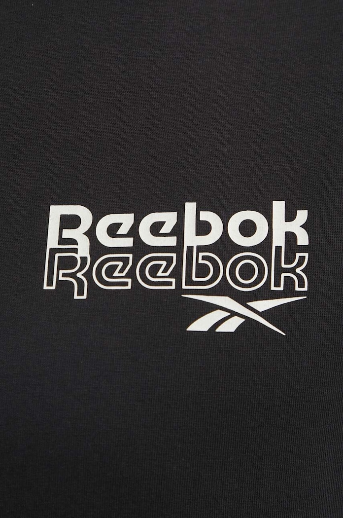 Bavlněné tričko Reebok Brand Proud 100076383 černá